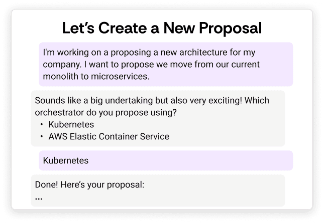 Illustration showing the structure of a DocuCodes Proposal